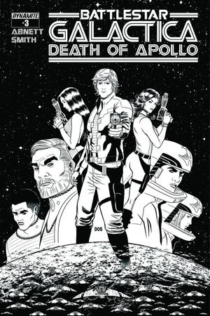 Bsg Death Of Apollo #3 (10 Copy Smith B&amp;w Cover)