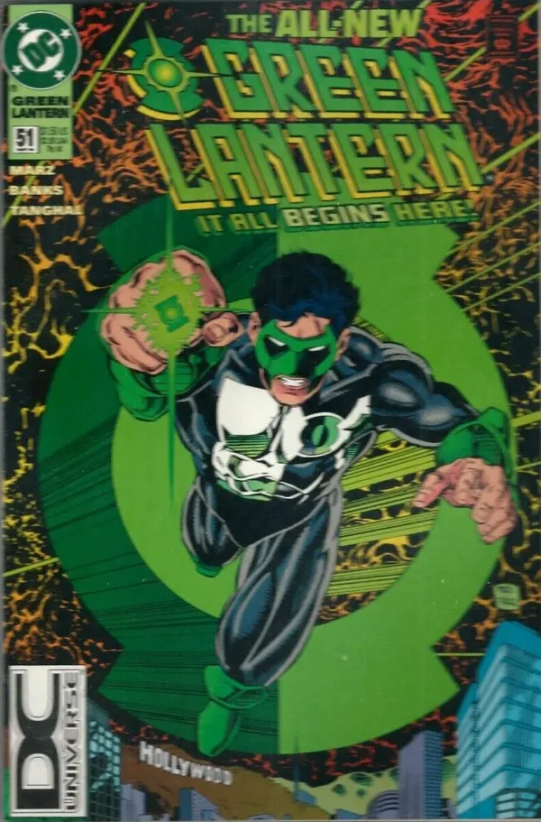 Green Lantern #51 (DC Universe Logo Variant)