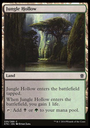 Jungle Hollow (Khans of Tarkir) Trading Card