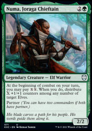 Numa, Joraga Chieftain (Kaldheim Commander Decks) Trading Card