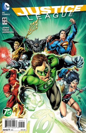 Justice League #44 (Green Lantern 75 Variant Cover)