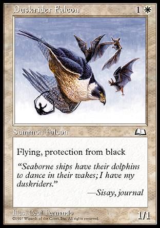 Duskrider Falcon (Weatherlight) Trading Card