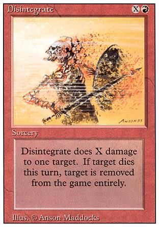 Disintegrate (Revised Edition) Trading Card