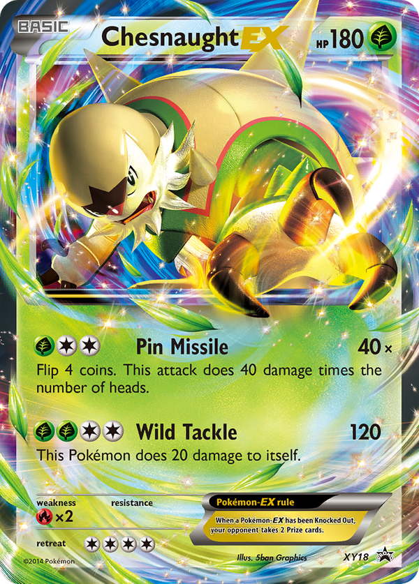 Chesnaught EX (XY18) - XY Black Star Promos