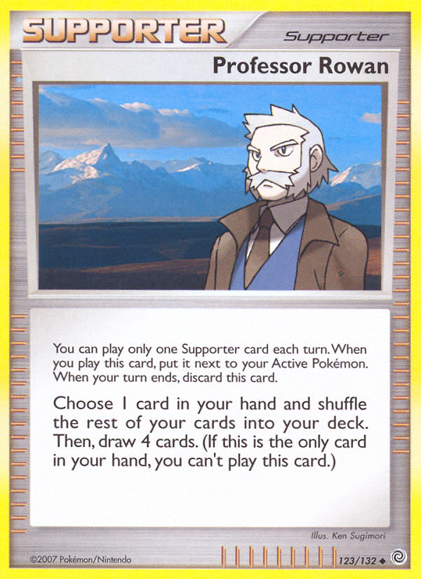 Professor Rowan (Trainer: Supporter) (123/132) - Secret Wonders Pokémon Card