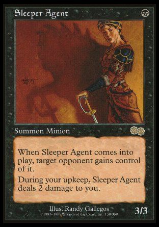 Sleeper Agent (Urza's Saga) Trading Card