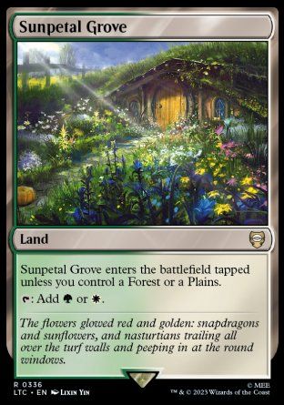 Sunpetal Grove (The Lord of the Rings Commander Decks) Trading Card