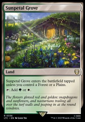 Sunpetal Grove (The Lord of the Rings Commander Decks)