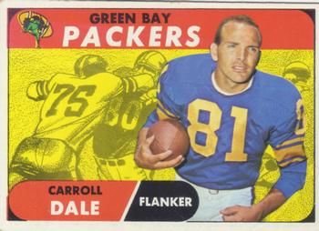 Carroll Dale 1968 Topps #27 Sports Card