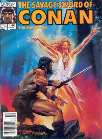 The Savage Sword of Conan #140 Comic