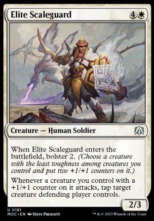 Elite Scaleguard (March of the Machine Commander Decks) Trading Card