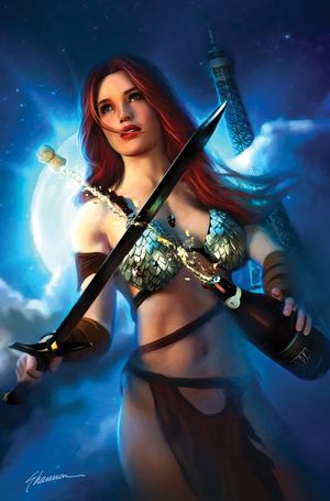 Red Sonja New Years Special 2025 #1 (Cvr E Shannon Maer Metal Virgin Variant)