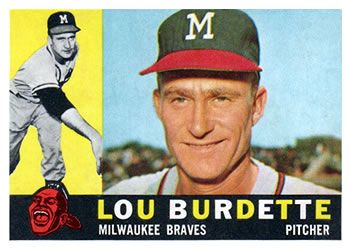 Lew Burdette 1960 Topps #70 Sports Card