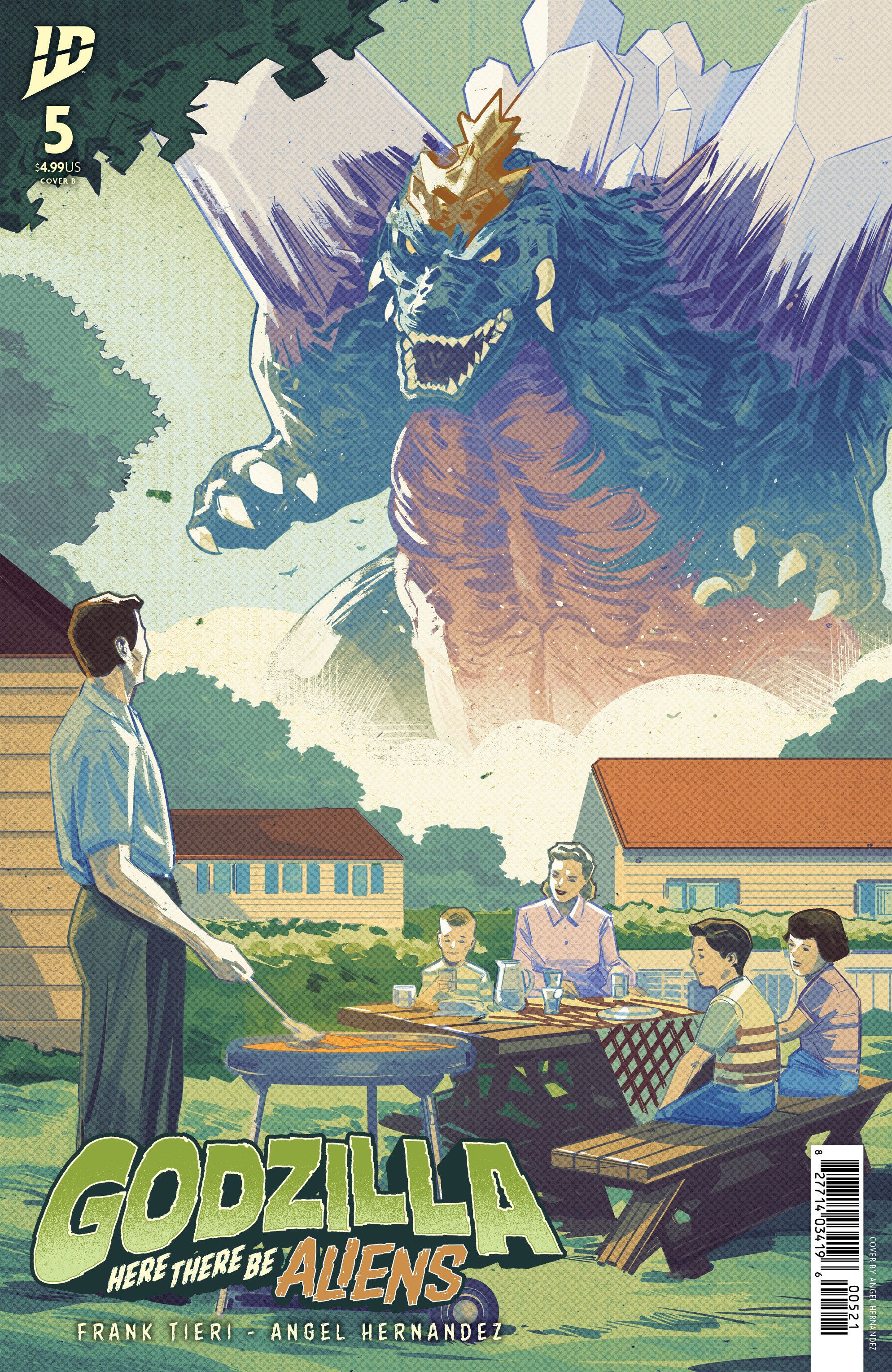 Godzilla: Here There Be Aliens #5 (Variant B Hernandez) Comic