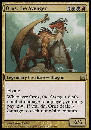 Oros, the Avenger (MTG Commander) Trading Card