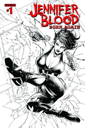 Jennifer Blood Born Again #1 (10 Copy Segovia B&w Incv)