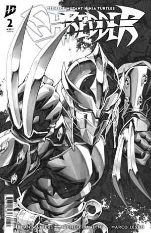Teenage Mutant Ninja Turtles: Shredder #2 (Variant RI 1:25 Ngu B&W)