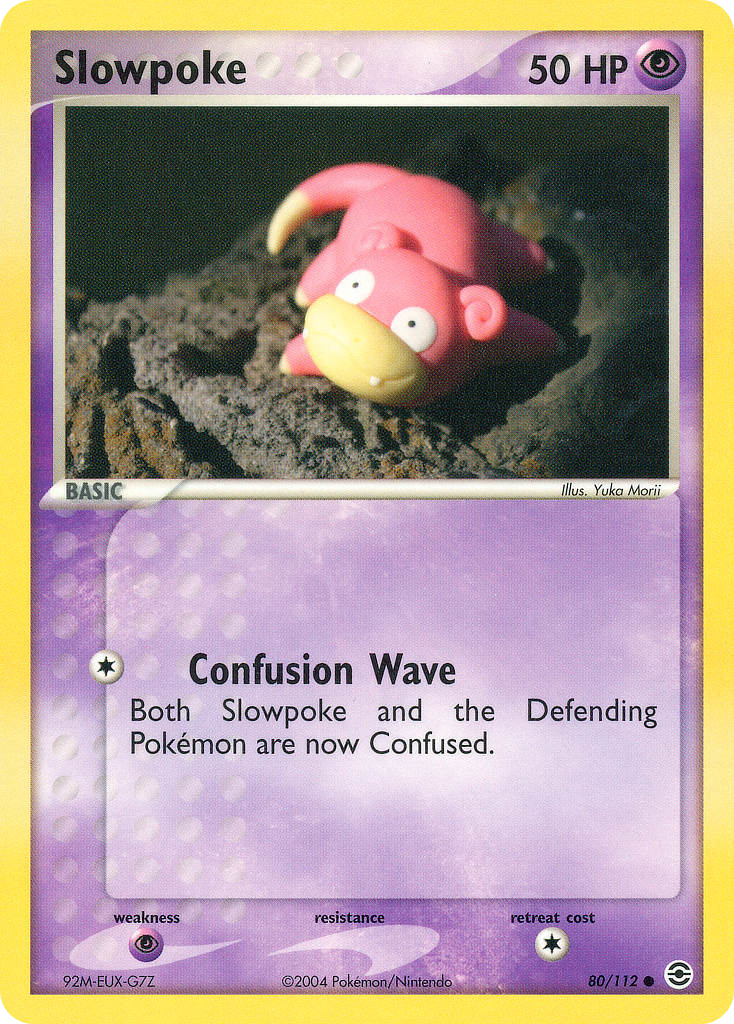 Slowpoke (80/112) - FireRed & LeafGreen Pokémon Card