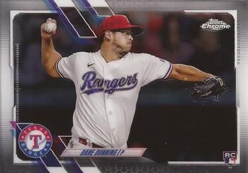 Dane Dunning 2021 Topps Chrome Update Baseball #USC9 Sports Card