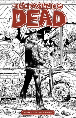 Image Giant Sized Artists Proof Cover Walking Dead #1