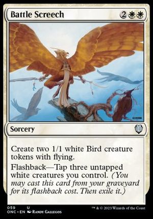 Battle Screech (Phyrexia: All Will Be One Commander Decks)