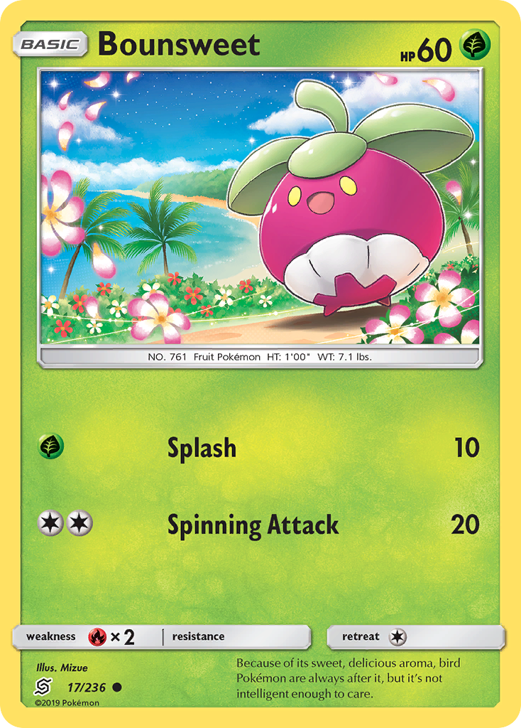 Bounsweet (17/236) - Unified Minds Pokémon Card