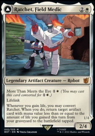 Ratchet, Field Medic (Transformers) Trading Card