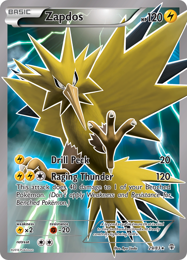 Zapdos (29/83) - Generations Pokémon Card