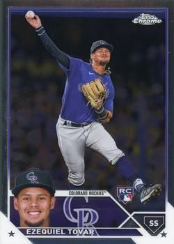 Ezequiel Tovar 2023 Topps Chrome Baseball #106 Sports Card