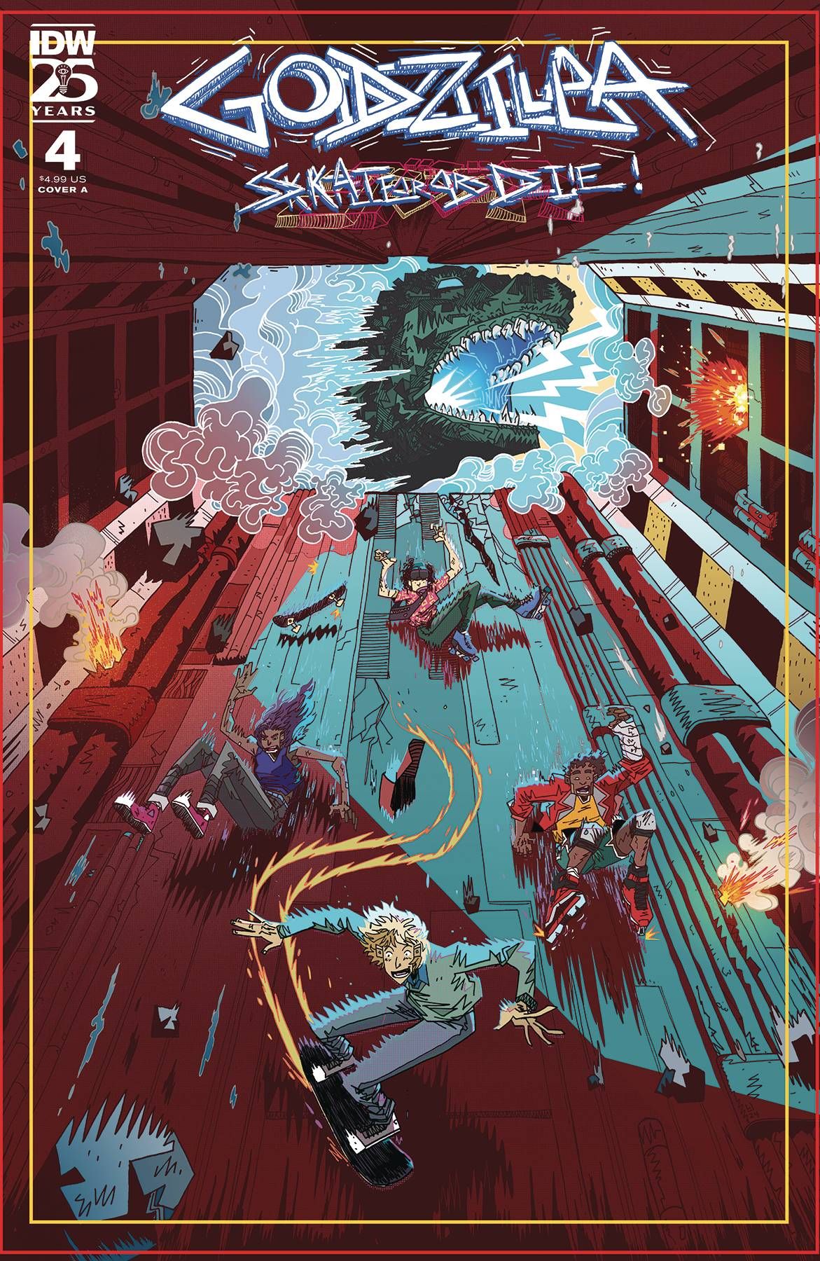 Godzilla: Skate or Die #4 Comic