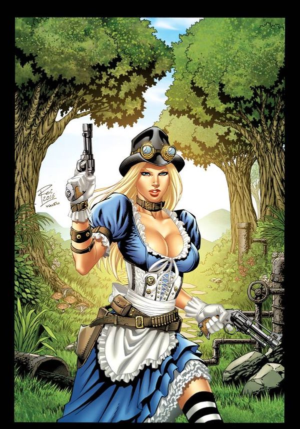 Grimm Fairy Tales Steampunk: Alice in Wonderland #1
