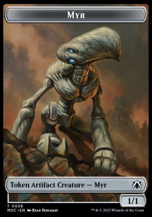 Myr (March of the Machine Commander Decks) Trading Card