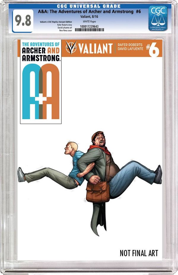 A&A: The Adventures of Archer & Armstrong #6 (Cover D Cgc Replica Perez (new Arc)