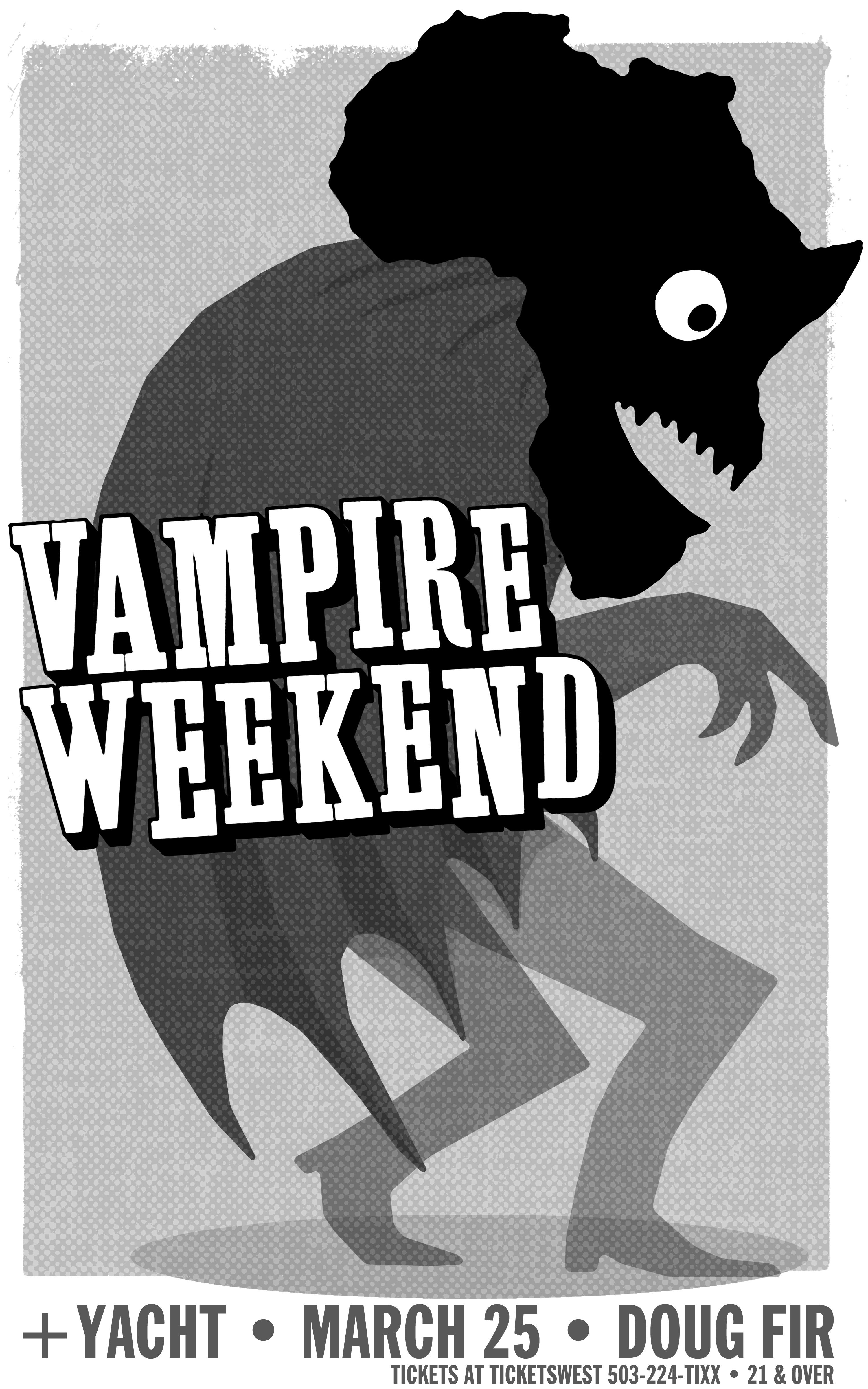 MXP-144.4 Vampire Weekend 2206 Doug Fir  Mar 25 Concert Poster