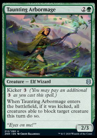 Taunting Arbormage (Zendikar Rising) Trading Card