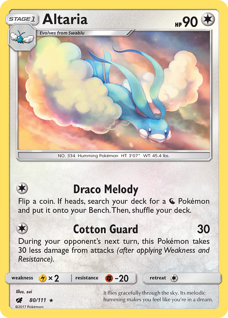 Altaria (80/111) - Crimson Invasion Pokémon Card