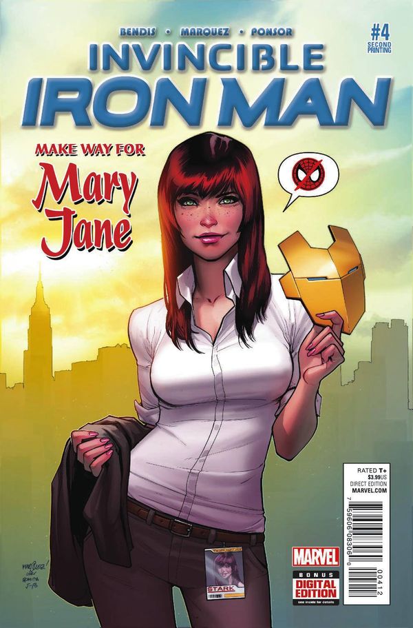 Invincible Iron Man #4 (2nd Printing)