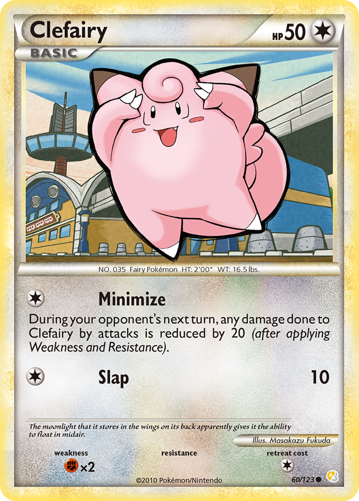 Clefairy (60/123) - HeartGold & SoulSilver Pokémon Card