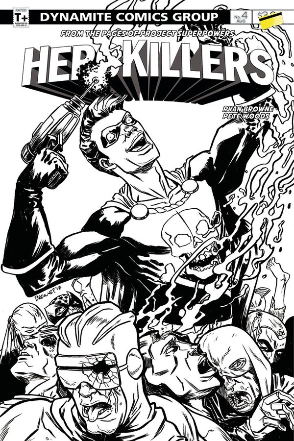 Project Superpowers Hero Killers #4 (Cover C 10 Copy Cover)