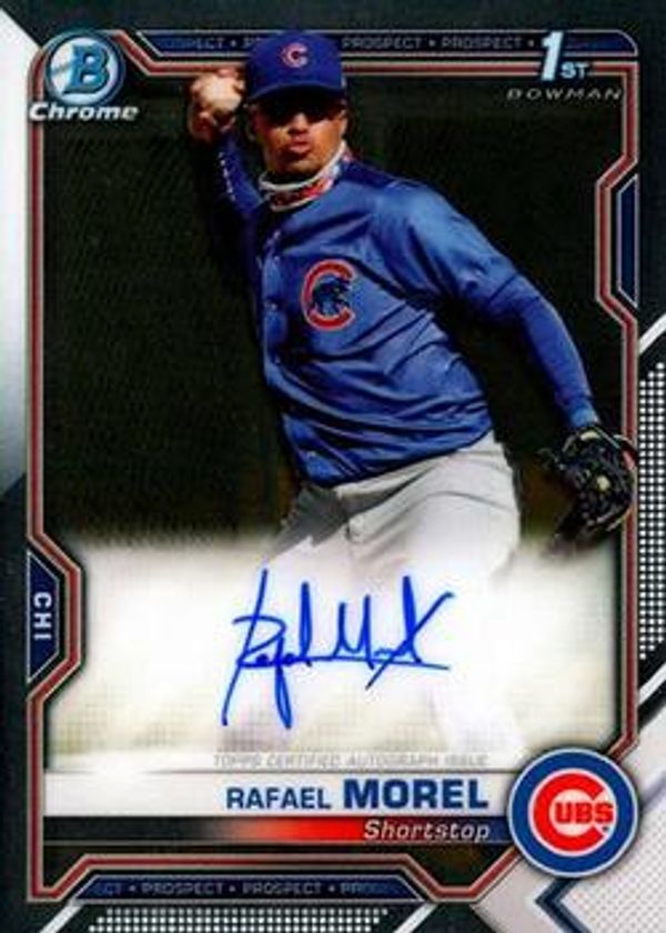 Rafael Morel 2021 Bowman Chrome - Prospect Autographs Baseball #CPA-RM