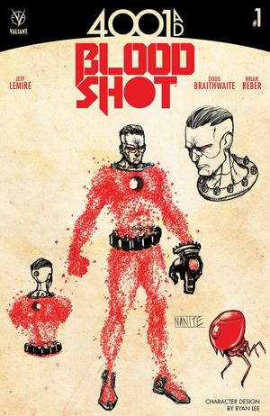 4001 A.D.: Bloodshot #1 (Cover C 10 Copy Cover Char Dsn Lee)