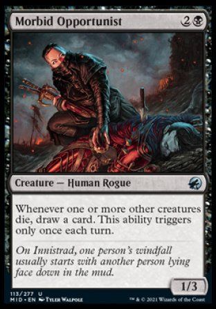 Morbid Opportunist (Innistrad: Midnight Hunt) Trading Card