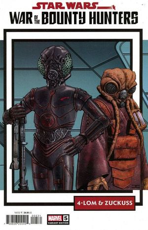 Star Wars War Bounty Hunters #5 (Trading Card Variant)