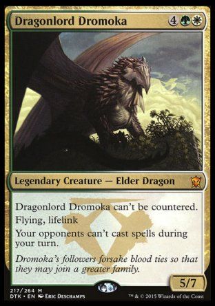 Dragonlord Dromoka (Dragons of Tarkir) Trading Card