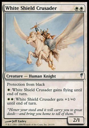 White Shield Crusader (Coldsnap) Trading Card