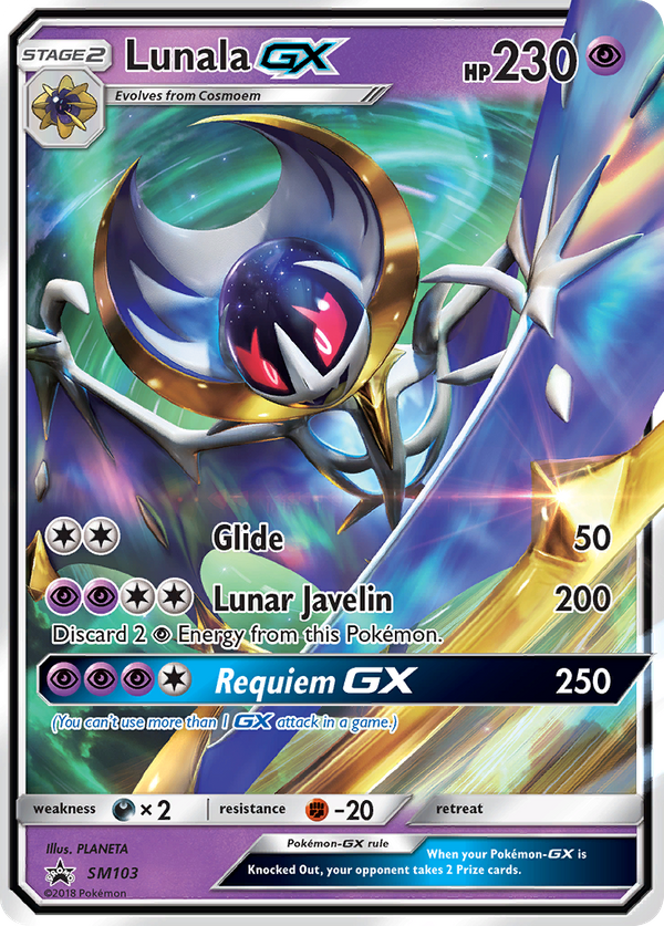 Lunala GX (SM103) - SM Black Star Promos