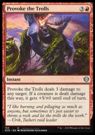 Provoke the Trolls (Starter Commander Decks) Trading Card