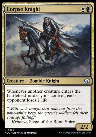 Corpse Knight (March of the Machine Commander Decks) Trading Card