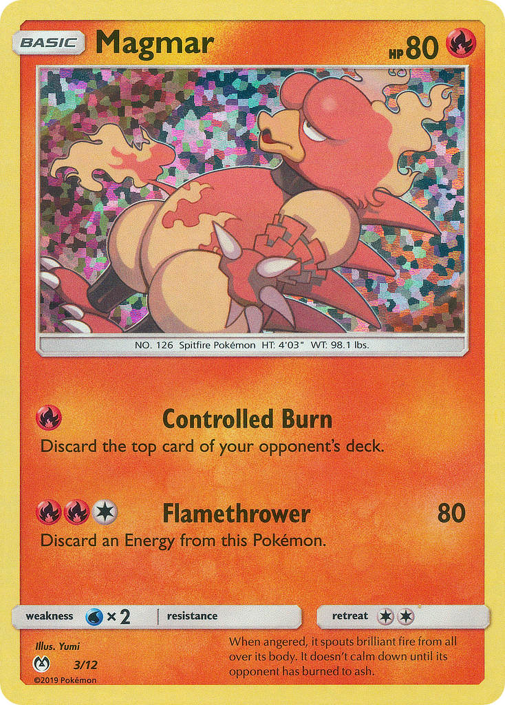 Magmar (3/12) - McDonald's Collection 2019 Pokémon Card