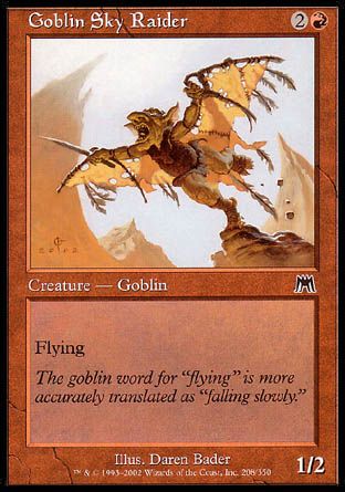 Goblin Sky Raider (Onslaught) Trading Card